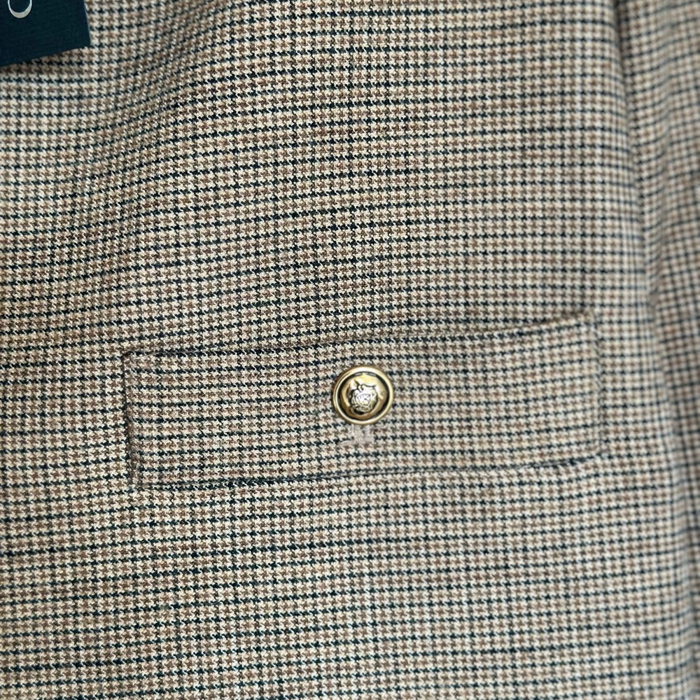 Christian Lacroix Tan Blazer with Gold Buttons - Picture 7 of 13